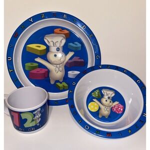 Pillsbury Dough Boy Children's Dish Set